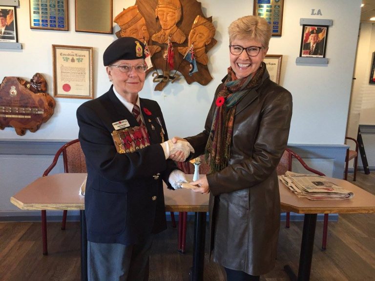 Royal Canadian Legion, Ladies Auxiliary, Branch #257 donate to NRGH