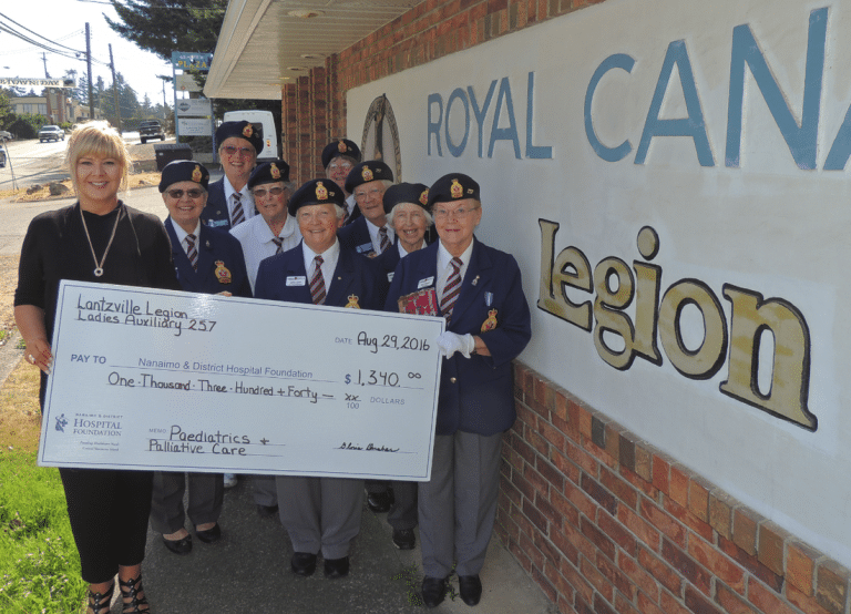 Royal Canadian Legion Lantzville Ladies Auxiliary 257 Continue to Serve