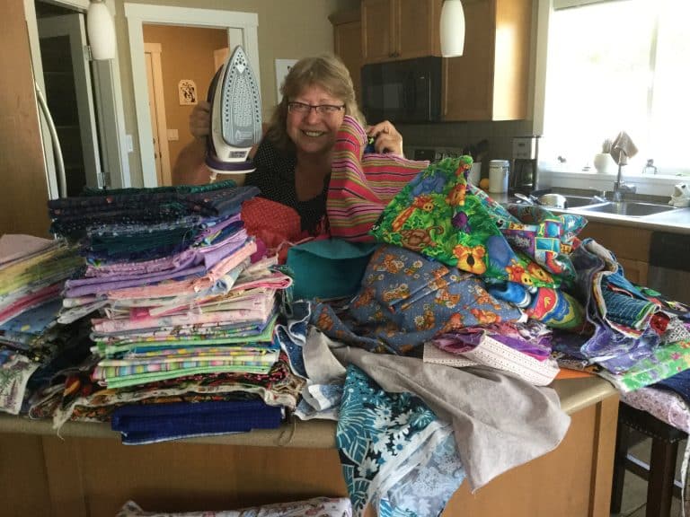 Parksville Quilters Guild continues to create and donate.