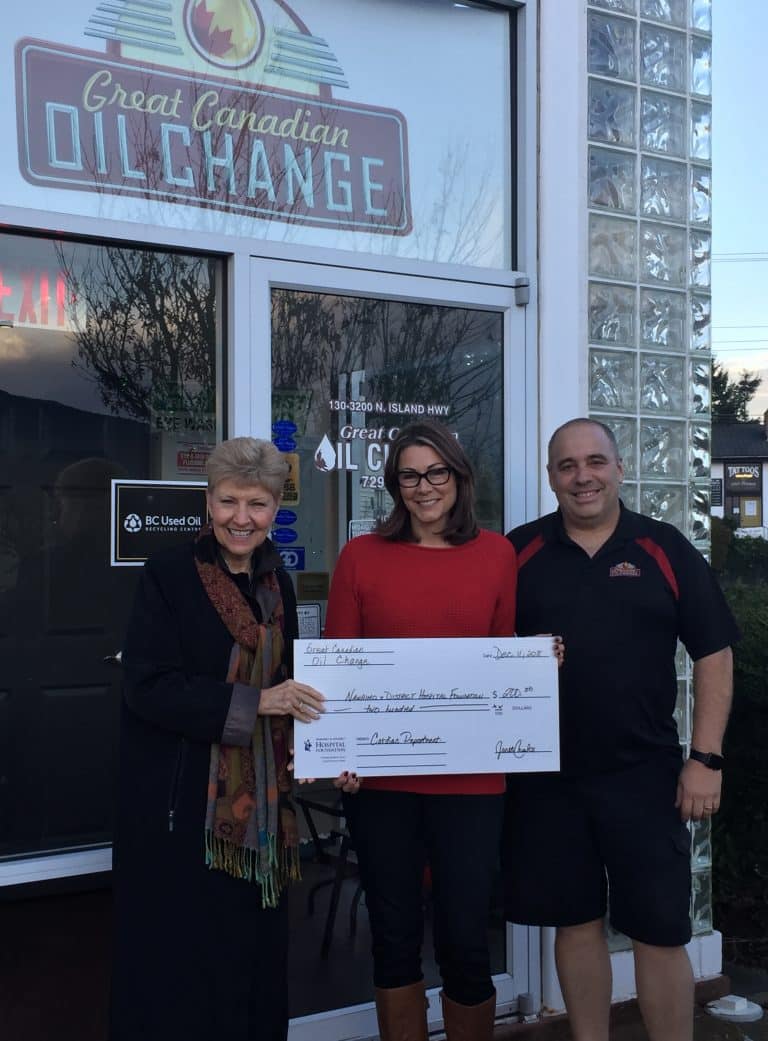 Great Canadian Oil Change Donates to Christmas Campaign