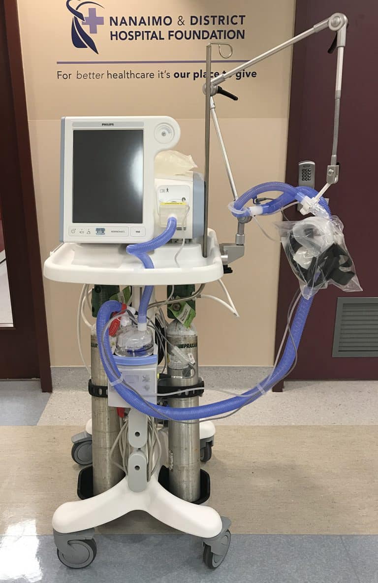 New Respiratory Equipment Provides Relief Nanaimo Hospital Foundation