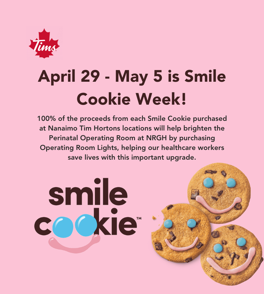 Smile Cookie Campaign runs from April 29th - May 5th, 2024