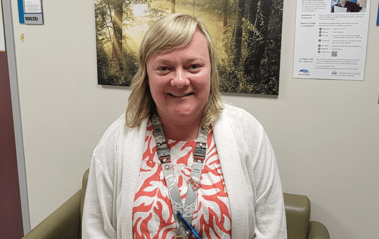 Joanne Van Engelsdorp, a Licensed Practical Nurse (LPN) and Indigenous Liaison Nurse