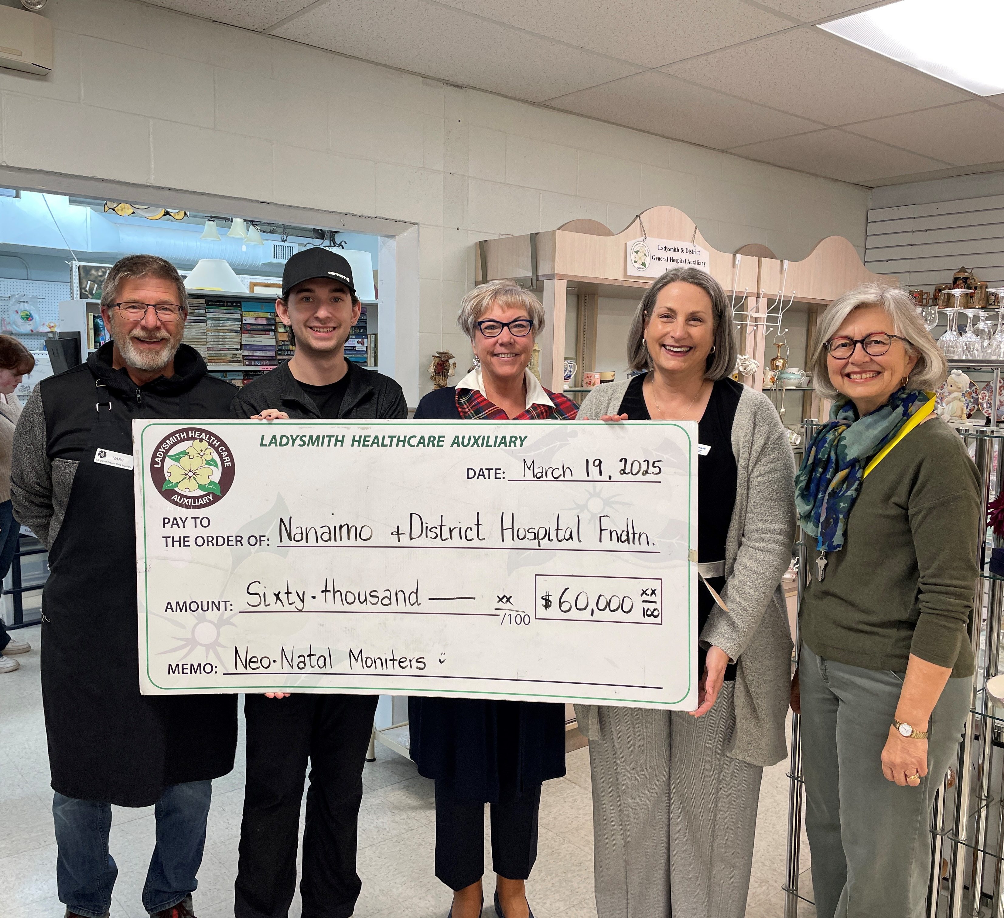 Celebrating the Ladysmith Health Care Auxiliary’s Gift