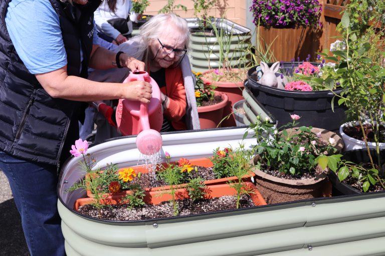 A Garden Built by Community at Trillium Lodge 